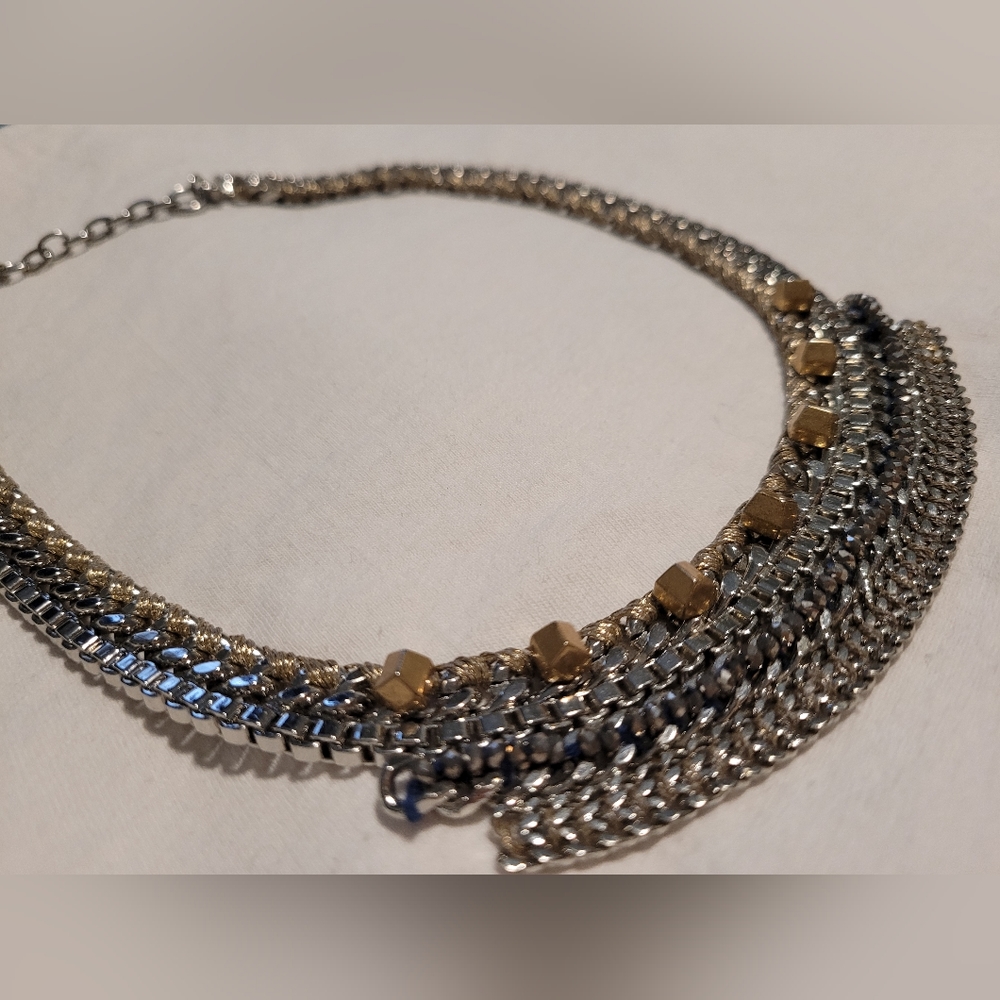 Stella and Dot two tone necklace
